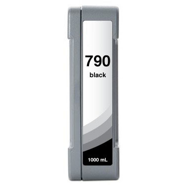 Premium Quality Black Low Solvent Inkjet Cartridge compatible with the HP (HP 790) CB271A