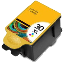 Premium Quality High Capacity Color Inkjet Cartridge compatible with the Kodak 1341080. Kodak 30xl