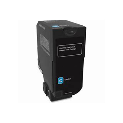 Premium Quality Cyan Extra High Yield Toner Cartridge compatible with Lexmark 78C1XC0