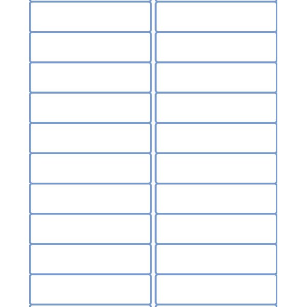 Genuine (100 sheets per pack) Address Labels compatible with the Avery 5161