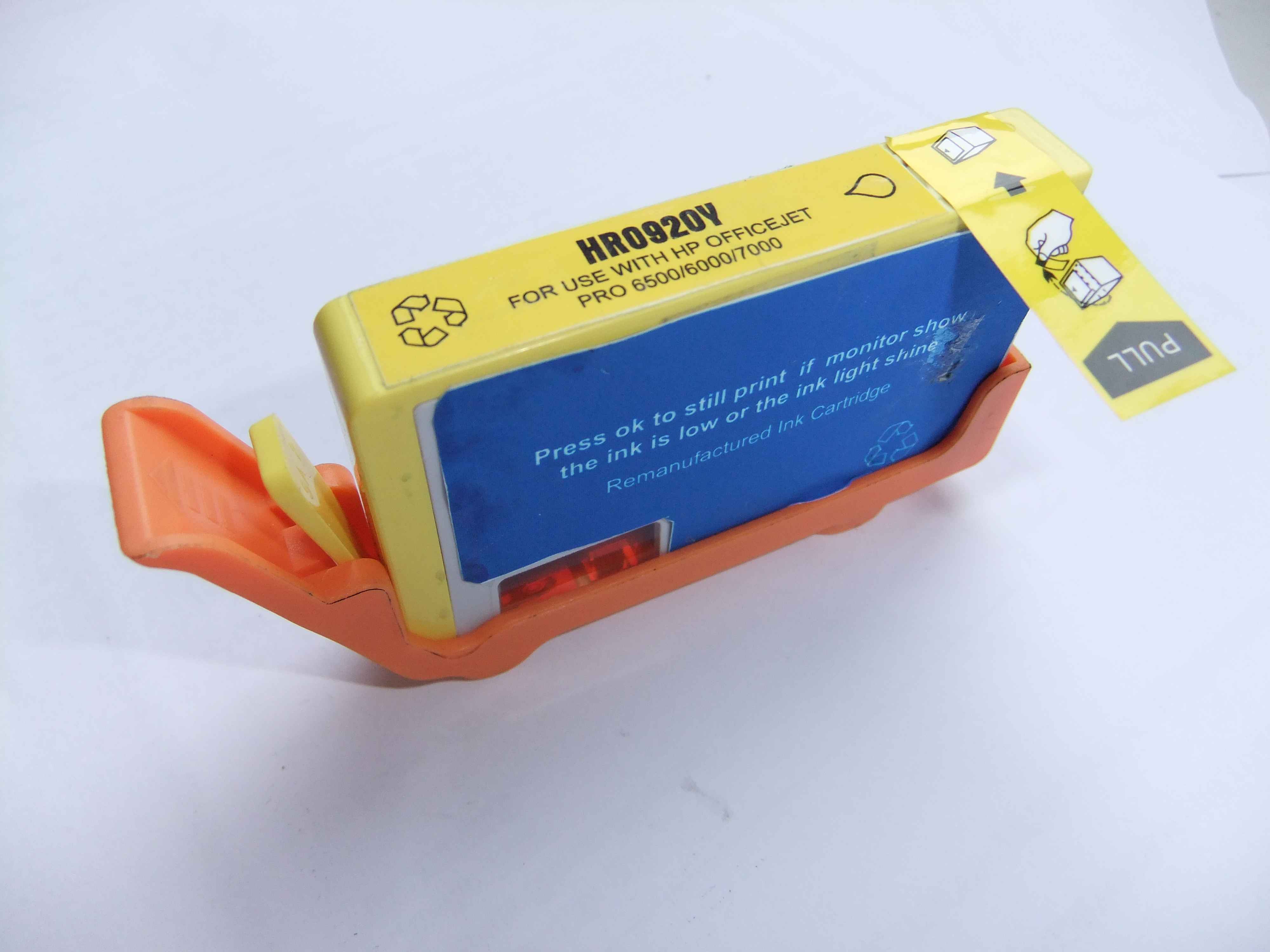 Premium Quality Yellow Inkjet Cartridge compatible with the HP (HP 920XL) CD974AN