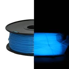 Premium Quality Glow in dark. Glow Blue ABS 3D Filament compatible with the Universal PFABSGBU