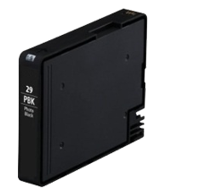 Premium Quality  Photo Black   Inkjet Cartridge compatible with the Canon (PGI-29PBK) 4869B002AA