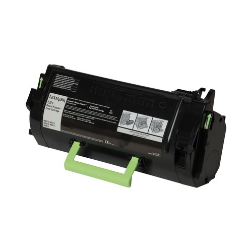Premium Quality Black Toner compatible with the Lexmark (Lexmark 521) 52D1000
