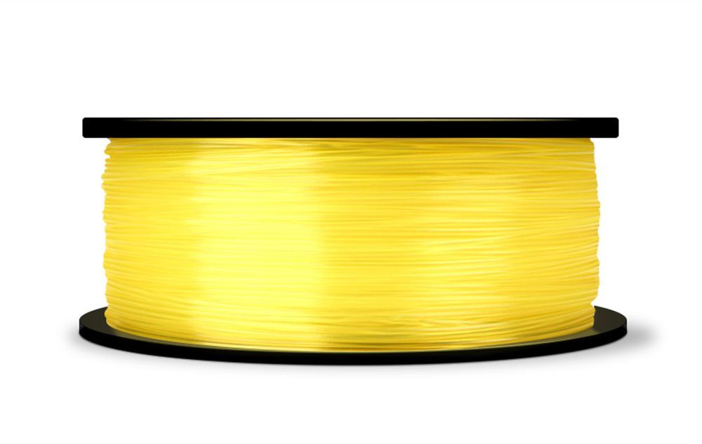 Premium Quality Transparent color. Yellow PLA 3D Filament compatible with the Universal PFPLATYE