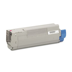 Premium Quality Magenta Toner Cartridge compatible with the Okidata 43865718 (6000 page yield)