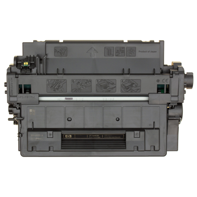 Premium Quality Jumbo Black Toner Cartridge compatible with the HP (HP 55X) CE255X