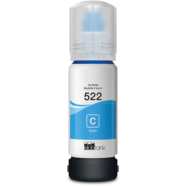 Premium Quality Cyan Ink Bottle compatible with Epson T522220-S (Epson T522)