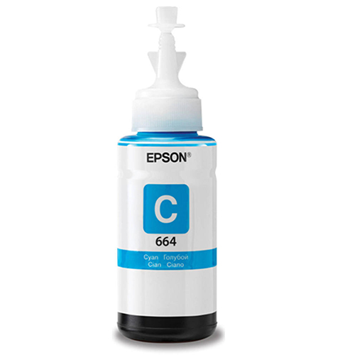 Premium Quality Cyan Ecotank Ink Bottle compatible with the Epson (Epson 664) T664220