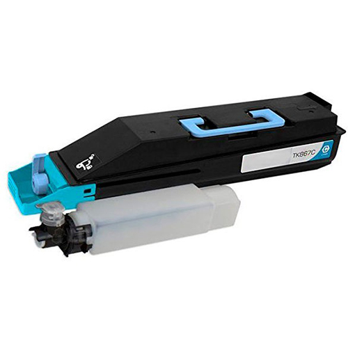 Premium Quality Cyan Toner compatible with the Kyocera Mita TK867C