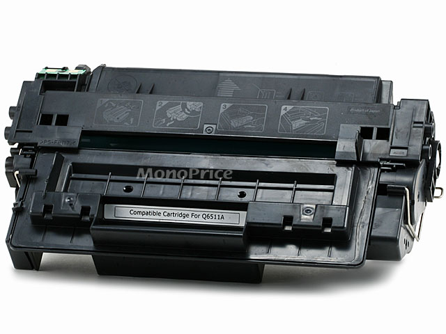 Premium Quality High Capacity Black Toner Cartridge compatible with the HP (HP 11X) Q6511X