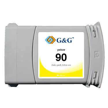 Premium Quality Yellow Inkjet Cartridge compatible with the HP (HP 90) C5065A