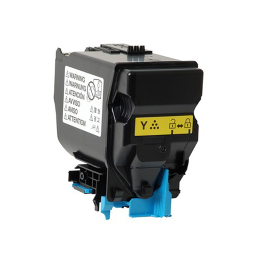Premium Quality Yellow Toner Cartridge compatible with the Konica Minolta TNP48Y. A5X0230
