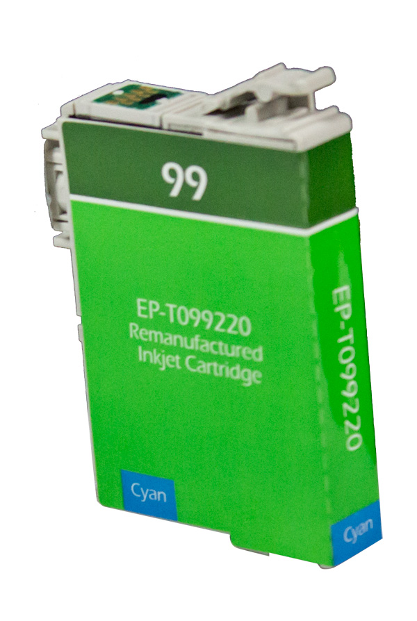 Premium Quality Cyan Inkjet Cartridge compatible with the Epson (Epson 99) T099220