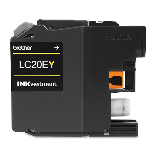 Premium Quality Super High Capacity Yellow Inkjet Cartridge compatible with the Brother LC20EY