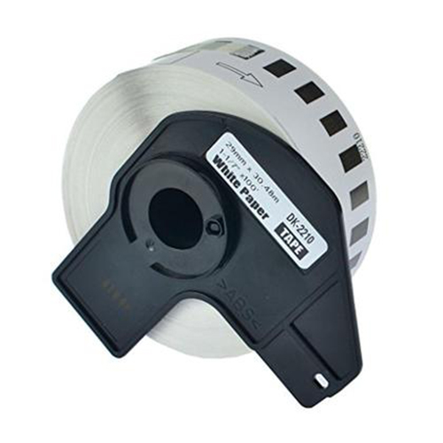 Genuine (100 length) 2.4 x 100/ 62mm x 30.4m Continous Length White Paper compatible with the Brother DK-2210