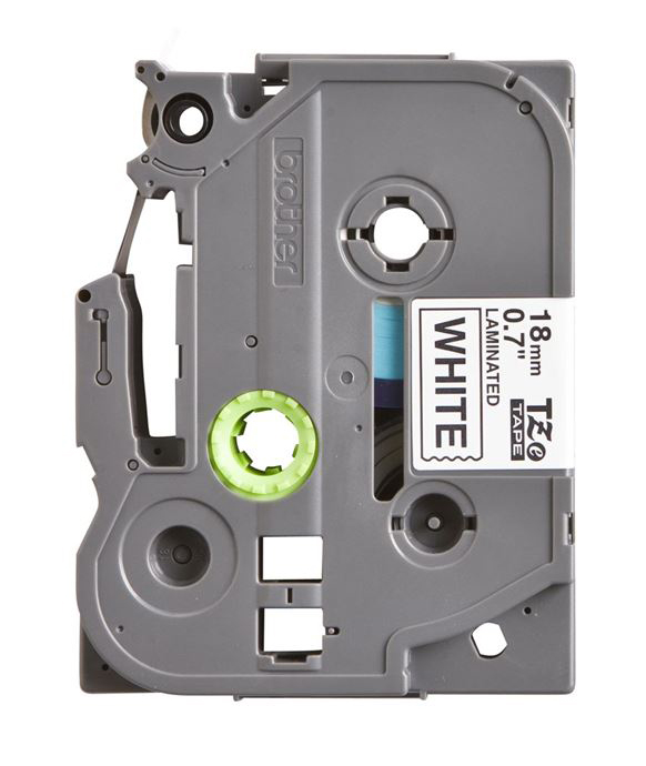 Premium Quality  Black Print on White   Label Tape compatible with the Brother  TZe-241/TZ-241