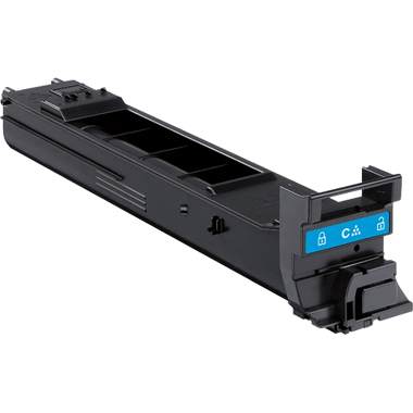 Premium Quality High Capacity Cyan Toner Cartridge compatible with the Konica Minolta A0DK432