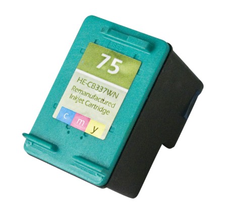 Premium Quality Tri-Color Inkjet Cartridge compatible with the HP (HP 75) CB337WN