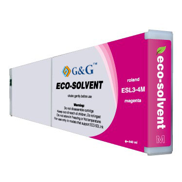 Premium Quality Magenta Eco Sol-Max Ink compatible with the Roland ESL3-4MA