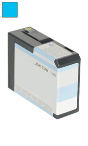 Premium Quality Light Cyan Inkjet Cartridge compatible with the Epson T580500