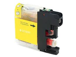 Premium Quality High Capacity Yellow Inkjet Cartridge compatible with the Brother LC101Y. LC103Y