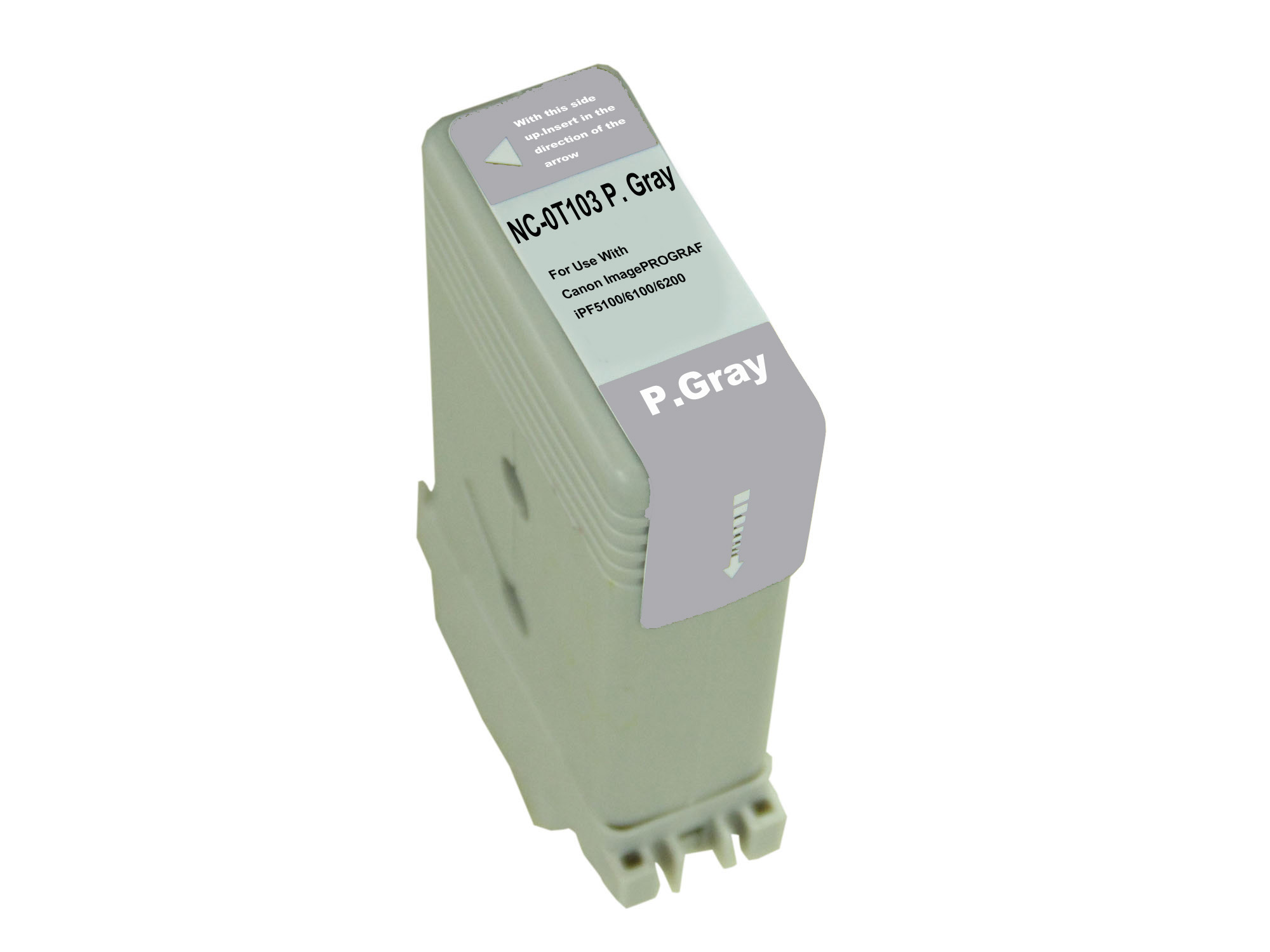 Premium Quality Photo Gray Pigment Inkjet Cartridge compatible with the Canon PFI103PGY