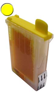 Premium Quality Yellow Inkjet Cartridge compatible with the Brother LC-04Y