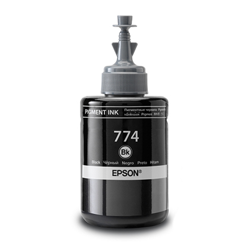Premium Quality Pigment Black Ecotank Ink Bottle compatible with the Epson (Epson 774) T774120