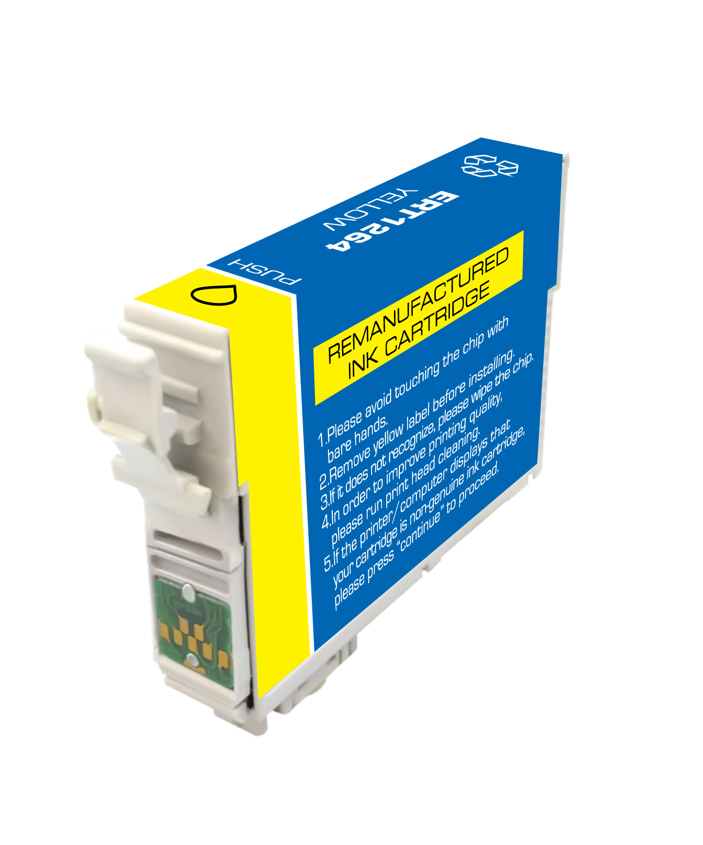 Premium Quality Yellow Inkjet Cartridge compatible with the Epson (T1264) T126420
