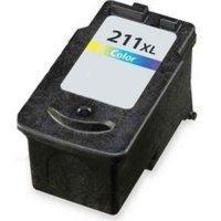 Premium Quality Extra Large Capacity Color Ink Cartridge compatible with the Canon (CL-211XL) 2975B001