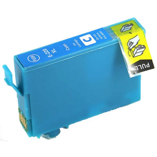 Premium Quality High Capacity Cyan Inkjet Cartridge compatible with the Epson (Epson 220XL) T220XL220