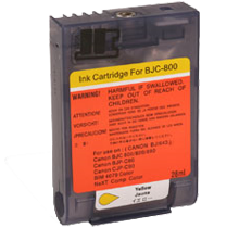 Premium Quality  Yellow   Inkjet Cartridge compatible with the Canon (BJI-643Y) 1012A003