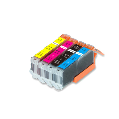 Premium Quality High Capacity Black. Cyan. Magenta. Yellow Ink Cartridges compatible with the Canon (Bundle. 2 pcs ea) PGI270xl. CLI271xl