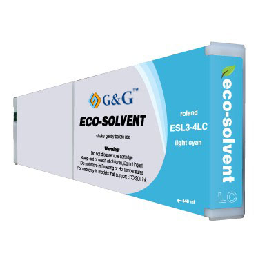 Premium Quality Light Cyan Eco Sol-Max Ink compatible with the Roland ESL3-4LC